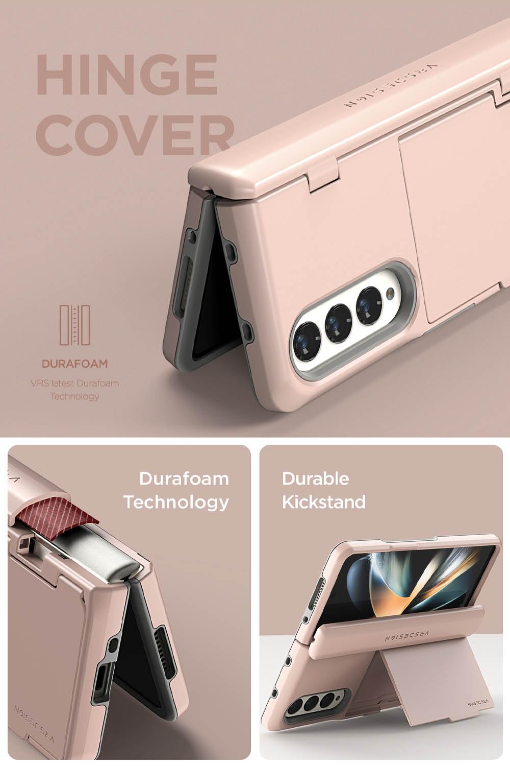 Amazon.co.jp: 【VRS】 Galaxy Z Fold4 5G 対応 ケース 耐衝撃